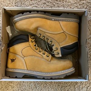 Brand new Texas Steer work boots. Size 10